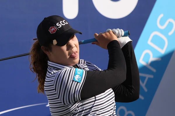 Irena Jutanugarn na Ana inspirace golfový turnaj 2015 — Stock fotografie