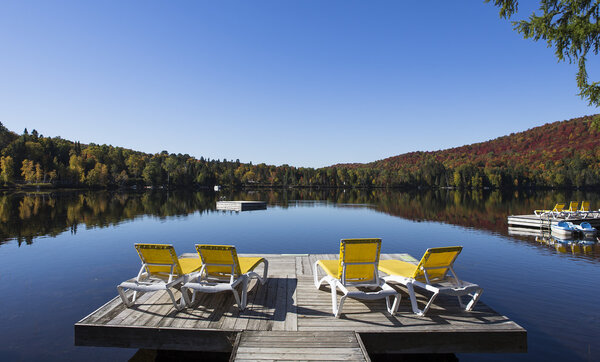 Lac-Superieur, Mont-tremblant, Quebec, Canada