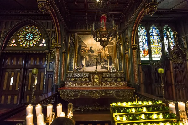 Notre Dame Bazilikası, Montreal, Quebec, Kanada — Stok fotoğraf