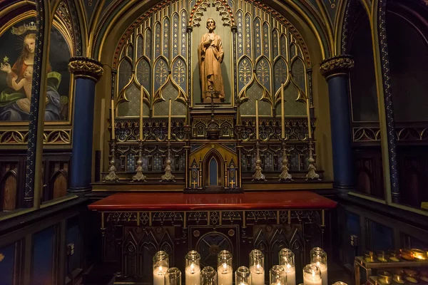 Notre Dame Basilica, Montreal, Quebec, Kanada — Stock fotografie
