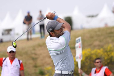 francesco Molinari at the golf french open 2015 clipart