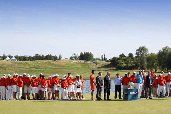 Önkéntesek a golf francia nyílt 2015-ig — Stock Fotó