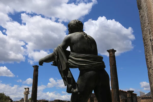Romjai közelében található ókori Pompei, Nápoly, Olaszország — Stock Fotó
