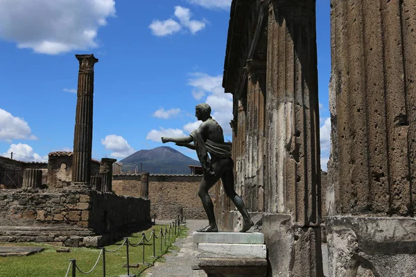 Ruinerna av Pompeji, nära Neapel, Italien — Stockfoto