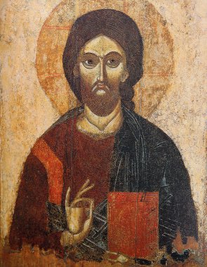 Mozaik kilisede Savior Neredica, Novgorod, Rusya Federasyonu