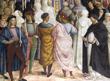 Piccolomini Kütüphane, Duomo, Siena, İtalya