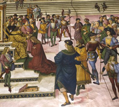 Piccolomini Kütüphane, Duomo, Siena, İtalya
