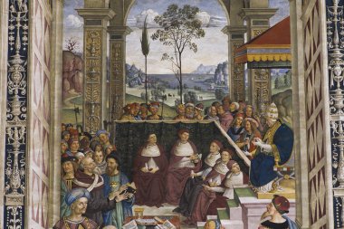 Piccolomini Kütüphane, Duomo, Siena, İtalya