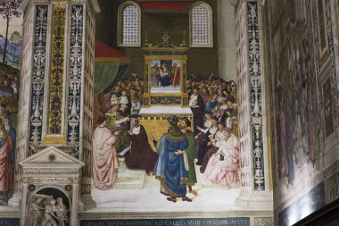 Piccolomini Kütüphane, Duomo, Siena, İtalya