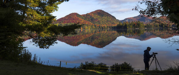 Lac-Superieur, Mont-tremblant, Quebec, Canada