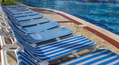 Cancun, Riviera Maya, Meksika için Yüzme Havuzu