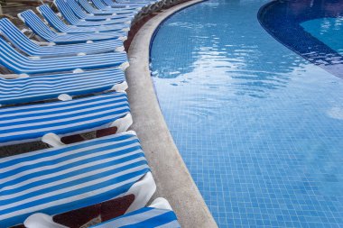 Cancun, Riviera Maya, Meksika için Yüzme Havuzu