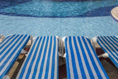 Cancun, Riviera Maya, Meksika için Yüzme Havuzu