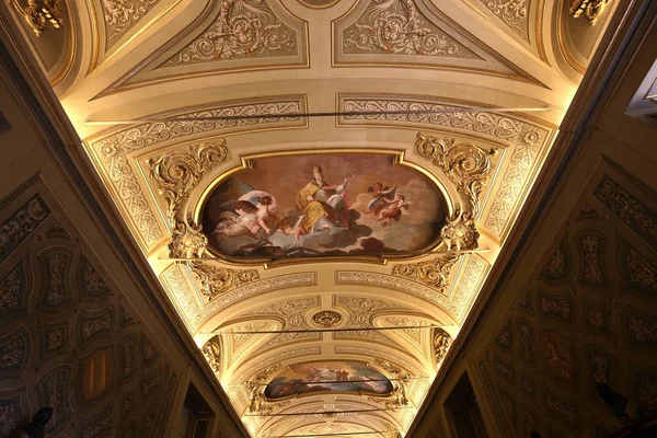 Biblioteca do Vaticano, Museu do Vaticano, Cidade do Vaticano — Fotografia de Stock