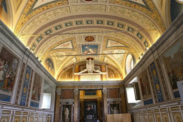 Biblioteca Vaticana, Museo Vaticano, Città del Vaticano — Foto Stock