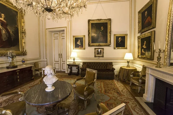 Wnętrza hotelu Royal Palace, Bruksela, Belgia — Zdjęcie stockowe