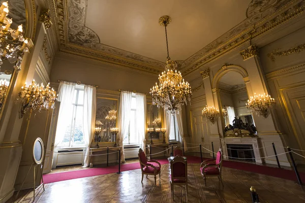 Interiores del Palacio Real, Bruselas, Bélgica — Foto de Stock