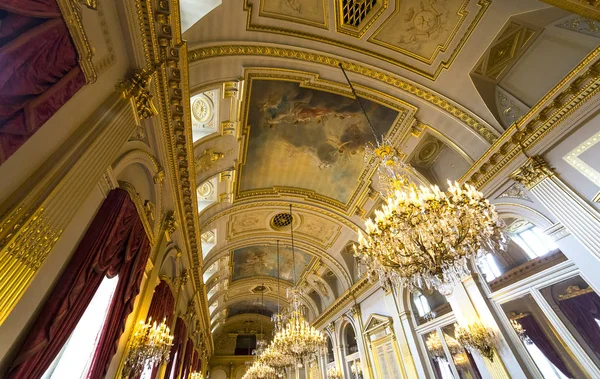 Interiores del Palacio Real, Bruselas, Bélgica — Foto de Stock