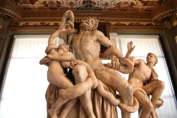 Interieurs en details van de Uffizi, Florence, Italië — Stockfoto