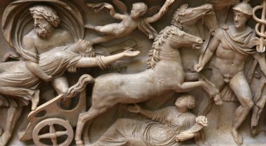 iç mekanlar ve tafsilât-in Uffizi, Floransa, İtalya