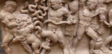 iç mekanlar ve tafsilât-in Uffizi, Floransa, İtalya