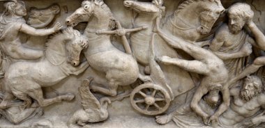 iç mekanlar ve tafsilât-in Uffizi, Floransa, İtalya