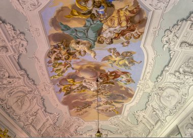 iç mekanlar ve ayrıntılarını Pisa charterhouse, Pisa, İtalya