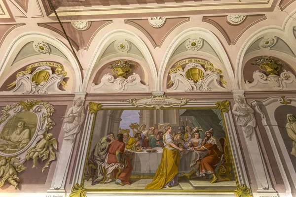Interiors and details of Pisa charterhouse, Pisa, Italy — Stock Photo, Image