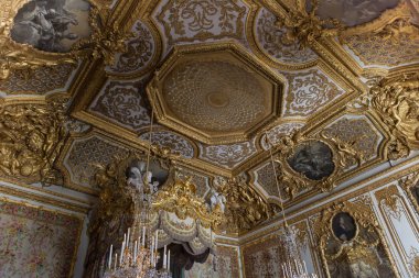 İç mekanlar ve ayrıntılarını Chateau de Versailles, Fransa