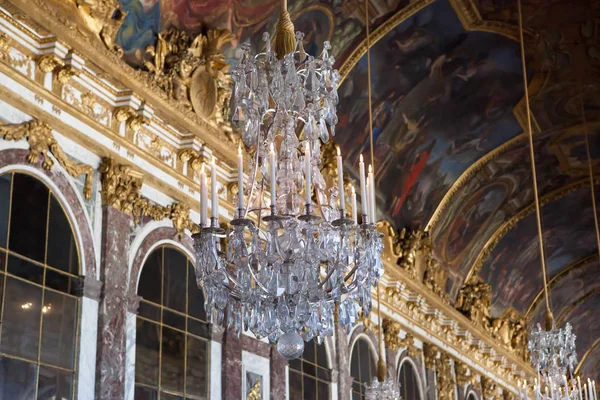 Interiores e detalhes de chateau de versailles, frança — Fotografia de Stock