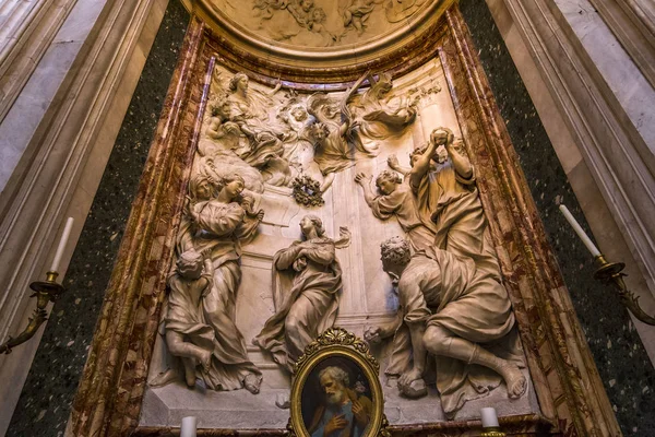 Sant Agnese Agone kyrka, Rom, Italien — Stockfoto