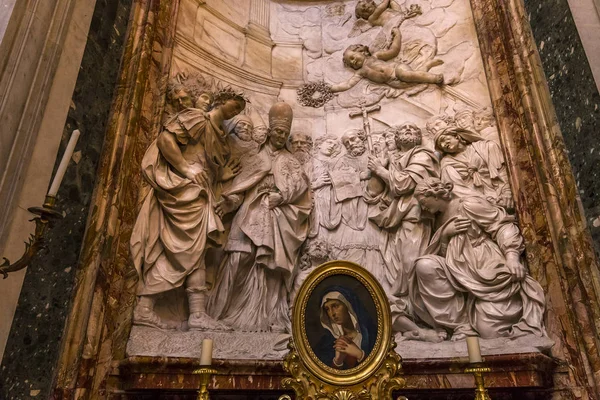 Sant Agnese în biserica Agone, Roma, Italia — Fotografie, imagine de stoc