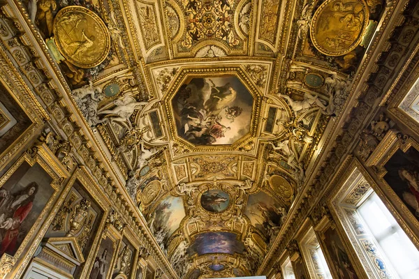 Galeria de Apollon, O Louvre, Paris, França — Fotografia de Stock