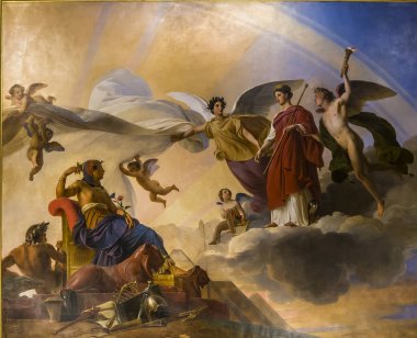 Sully kanat, Louvre, Paris, Fransa