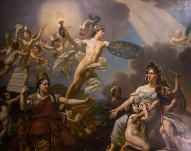 Sully kanat, Louvre, Paris, Fransa