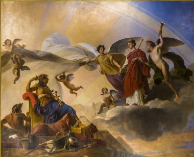 Sully kanat, Louvre, Paris, Fransa