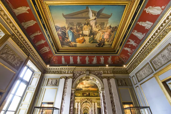 Sully wing, The Louvre, Paris, França — Fotografia de Stock