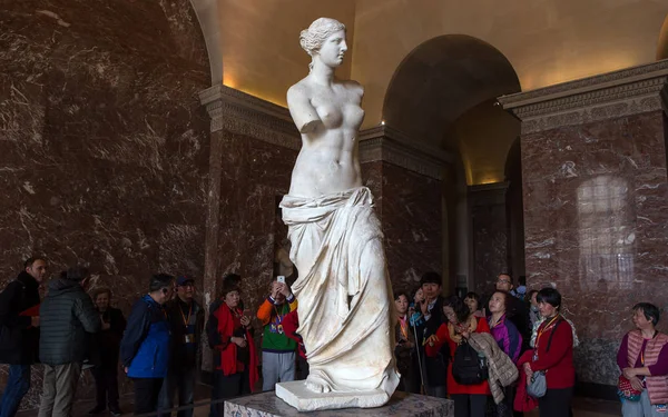 Venuše z Milo, Louvre, Paříž, Francie — Stock fotografie