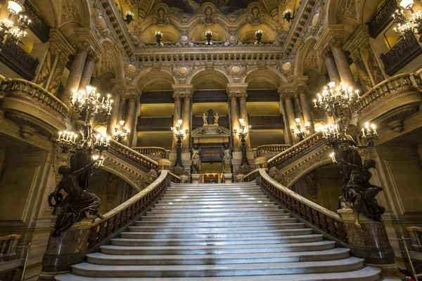 Den Palais Garnier, Paris Opera, inredning och Detaljer — Stockfoto