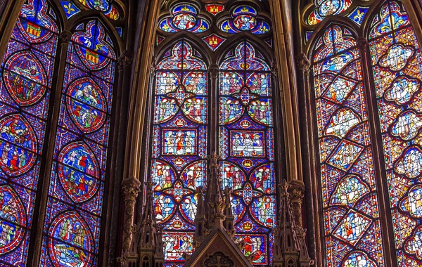 โบสถ์ Sainte Chapelle ปารีส ฝรั่งเศส — ภาพถ่ายสต็อก