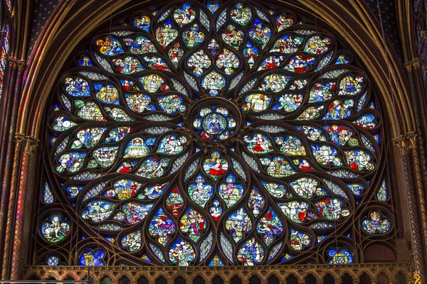 Η εκκλησία Sainte Chapelle, Παρίσι, Γαλλία — Φωτογραφία Αρχείου