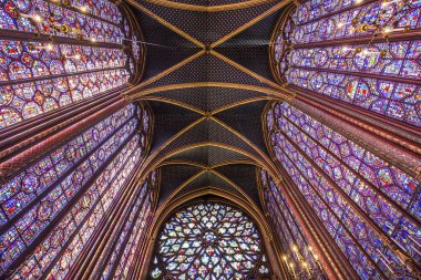 Sainte Chapelle Kilisesi, Paris, Fransa