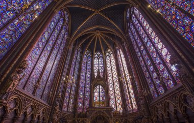 Sainte Chapelle Kilisesi, Paris, Fransa