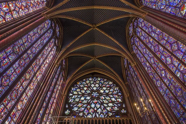 De kerk van Sainte Chapelle, Paris, Frankrijk — Stockfoto