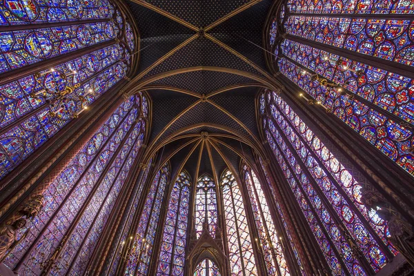 De kerk van Sainte Chapelle, Paris, Frankrijk — Stockfoto