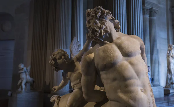 The Caryatids room, The Louvre, Paris, France — Stock Photo, Image