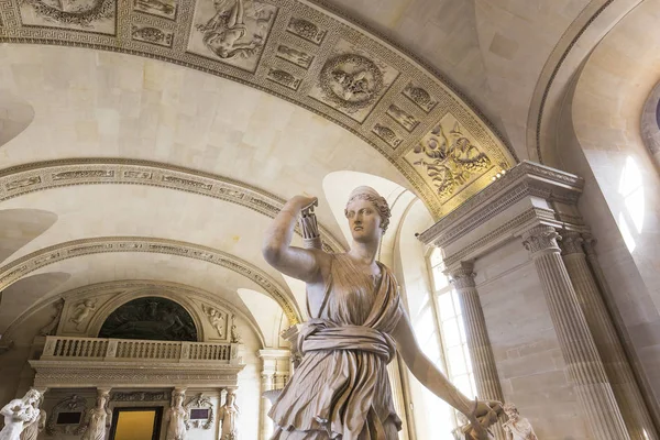 The Caryatids room, El Louvre, París, Francia —  Fotos de Stock