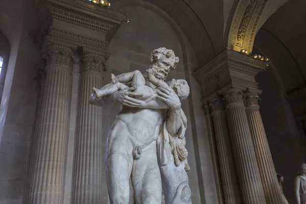 Caryatids Oda, Louvre, Paris, Fransa — Stok fotoğraf
