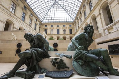 Marly square, Louvre, Paris, Fransa