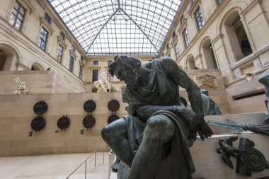 Marly square, Louvre, Paris, Fransa